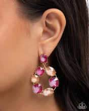Load image into Gallery viewer, Suitable Shimmer Pink Earrings