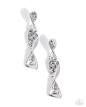 Load image into Gallery viewer, Subtle Shimmy Silver Earrings
