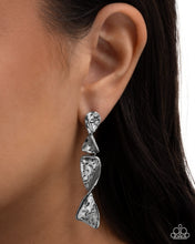 Load image into Gallery viewer, Subtle Shimmy Silver Earrings