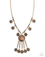 Load image into Gallery viewer, Ornate Organization Orange Necklace