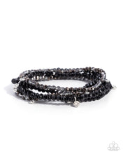 Load image into Gallery viewer, Scattered Sparkle Black Bracelet