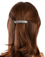 Load image into Gallery viewer, Embossed Ease Silver Barrette