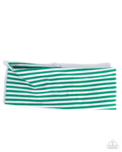 Load image into Gallery viewer, Striped Splendor Green Headband