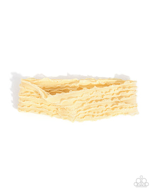 Textured Tutor Yellow Headband