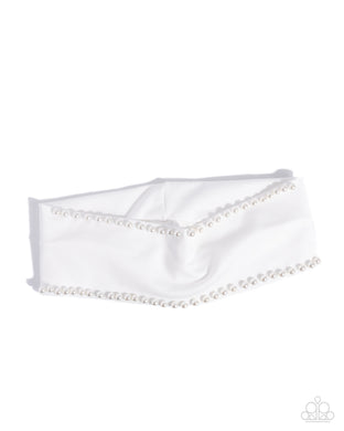Pearl Prelude White Headband