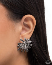 Load image into Gallery viewer, Sparkly Springtime Silver Post Earrings