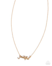 Load image into Gallery viewer, Grateful for You Gold Necklace