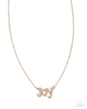 Load image into Gallery viewer, How Great Our Joy Gold Necklace