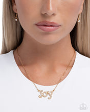 Load image into Gallery viewer, How Great Our Joy Gold Necklace