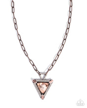 Load image into Gallery viewer, Triangular Trailblazer Copper Necklace