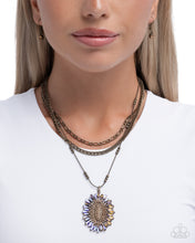 Load image into Gallery viewer, Fitting In Brass Necklace