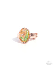 Load image into Gallery viewer, Blooming Barrier Rose Gold Skinny Band Ring