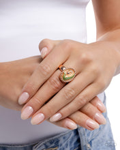 Load image into Gallery viewer, Blooming Barrier Rose Gold Skinny Band Ring