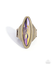 Load image into Gallery viewer, Determinate Dazzle Brass Ring