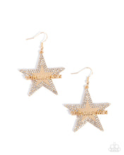 Load image into Gallery viewer, Touchdown Tribute Gold Earrings