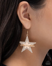 Load image into Gallery viewer, Touchdown Tribute Gold Earrings