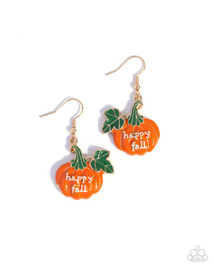 Autumn Affair Orange Earrings