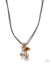 Load image into Gallery viewer, Whimsical World Orange Necklace