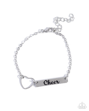 Cheer Craze Silver Bracelet