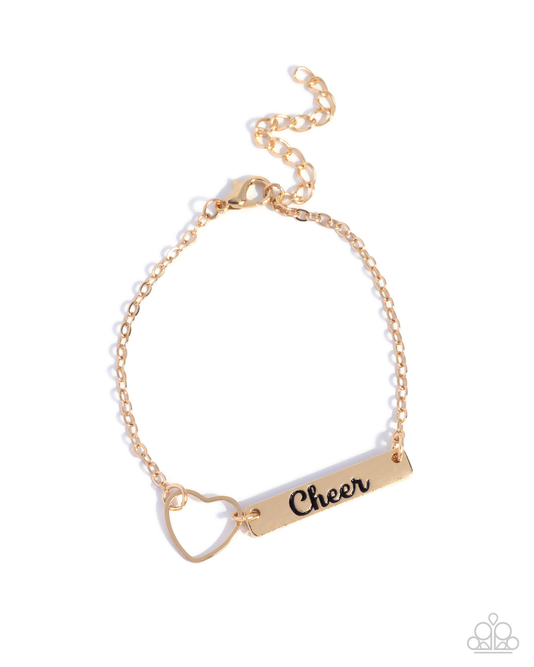 Cheer Craze Gold Bracelet