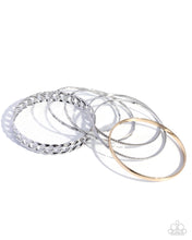 Load image into Gallery viewer, Bangle Brilliance Silver Bangles