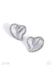 Load image into Gallery viewer, Loveable Luminescent White Clip On Earrings
