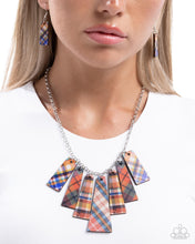 Load image into Gallery viewer, Pleasing Plaid Red Necklace