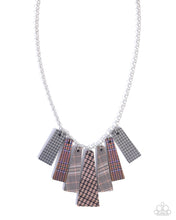 Load image into Gallery viewer, Pleasing Plaid Brown Necklace
