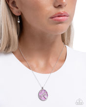 Load image into Gallery viewer, Stained Soar Purple Necklace