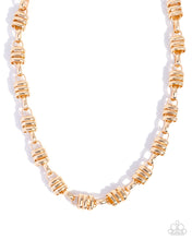 Load image into Gallery viewer, Interlocked Imitation Gold Necklace