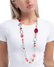 Load image into Gallery viewer, Celebratory Color Red Necklace