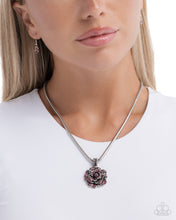 Load image into Gallery viewer, Passionate Petals Purple Necklace