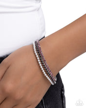Load image into Gallery viewer, Colorful Cabaret Purple Bracelet
