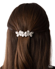 Load image into Gallery viewer, Fluttering Folklore Silver Barrette