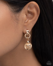 Load image into Gallery viewer, Slow Sway Gold Earrings