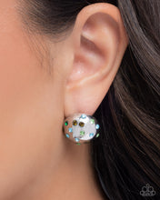 Load image into Gallery viewer, Celebratory Chic Green Post Earrings