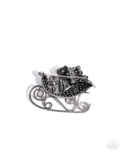 Load image into Gallery viewer, Sledding Shimmer Red Brooch