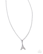 Load image into Gallery viewer, Eiffel Tower Eloquence Silver Necklace