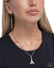 Load image into Gallery viewer, Eiffel Tower Eloquence Silver Necklace