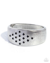 Load image into Gallery viewer, Whispered Wealth Black Hinged Bracelet