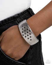 Load image into Gallery viewer, Whispered Wealth Black Hinged Bracelet