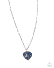 Load image into Gallery viewer, Songbird Sweetheart Blue Necklace