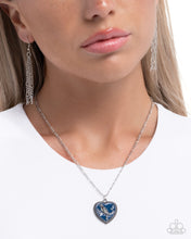 Load image into Gallery viewer, Songbird Sweetheart Blue Necklace