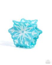 Load image into Gallery viewer, Snowflake Sparkle Blue Hair Claw
