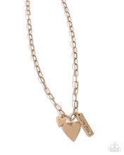 Load image into Gallery viewer, Valentines Victory Gold Necklace