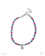 Load image into Gallery viewer, Colorfully Candid Multi/Red Anklet