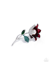 Load image into Gallery viewer, Blooming Busybody Red Brooch