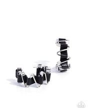 Load image into Gallery viewer, Captivating Corkscrew Black Earrings
