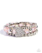 Load image into Gallery viewer, Heartfelt Heiress Pink Bracelet