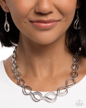 Load image into Gallery viewer, Loaded Layers Silver Necklace